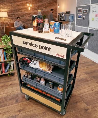 Carro vending Coca Cola